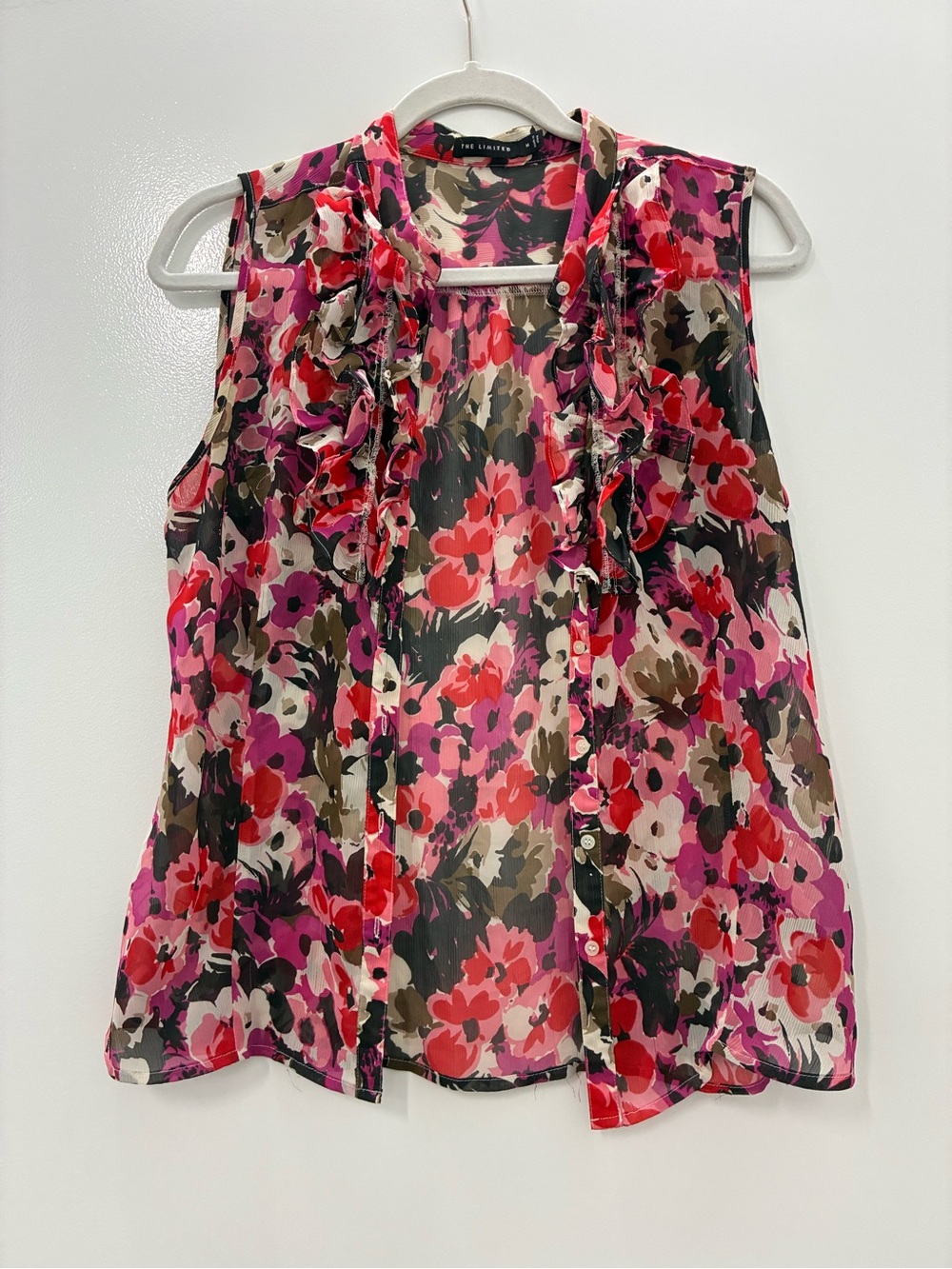 The Limited Floral Sleeveless Blouse